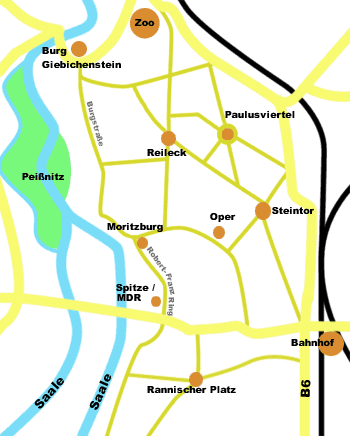 Wohnungsangebote in Halle